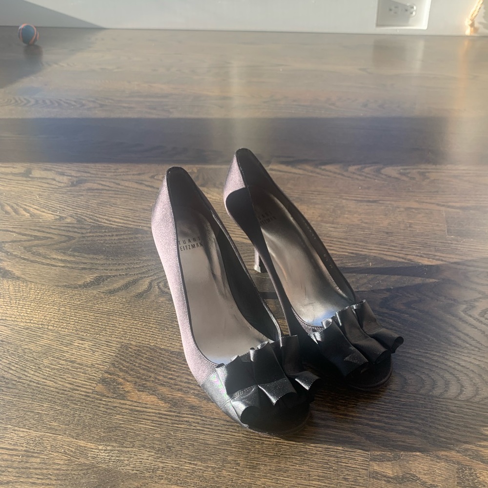 Stuart Weitzman satin heels
